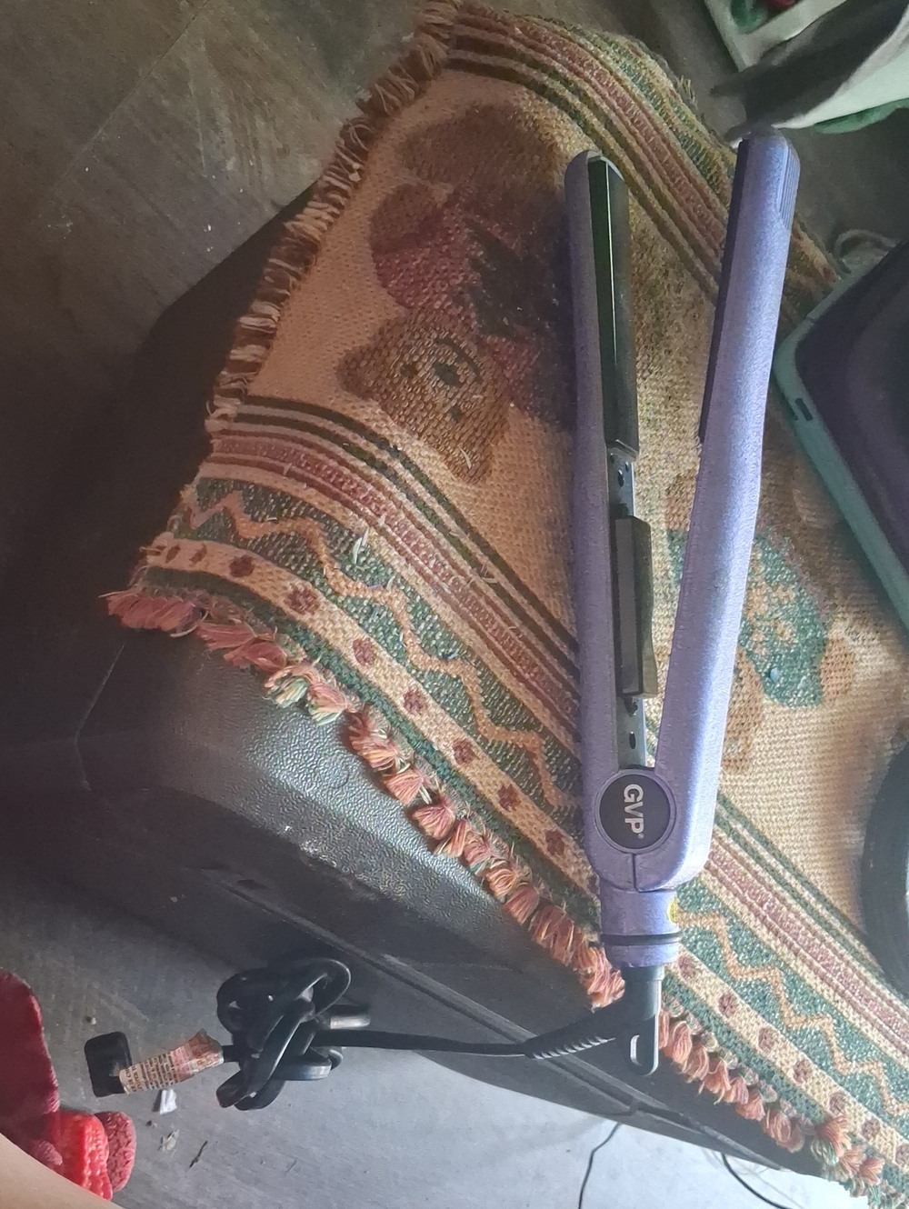 GVP Purple Ceramic Hair Straightener - Women's Hair Tool